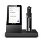 Yealink WH67 DECT Wireless Convertible Headset With Touch Screen Base Station