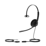 Yealink YHS34 Dual Headset With RJ-9 And Leatherette Ear Cushions