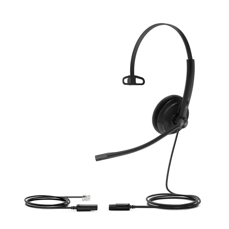 Yealink YHS34 Lite Mono Headset With RJ-9 And Foam Ear Cushions
