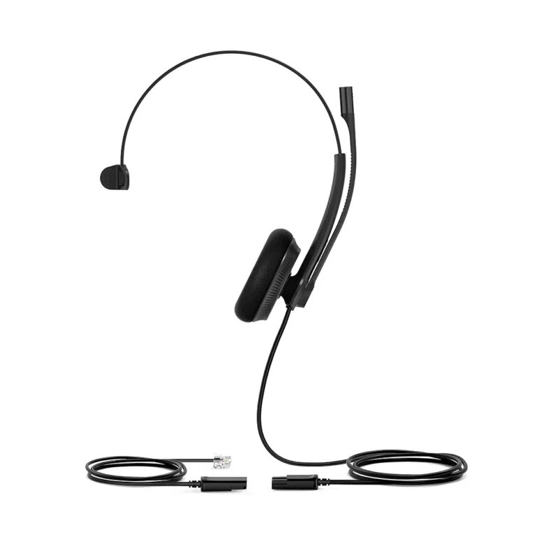 Yealink YHS34 Lite Mono Headset With RJ-9 And Foam Ear Cushions
