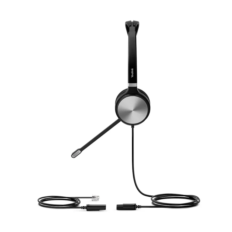 Yealink YHS36 Dual Headset With RJ-9 And Leatherette Ear Cushions