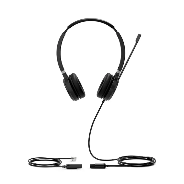 Yealink YHS36 Dual Headset With RJ-9 And Leatherette Ear Cushions