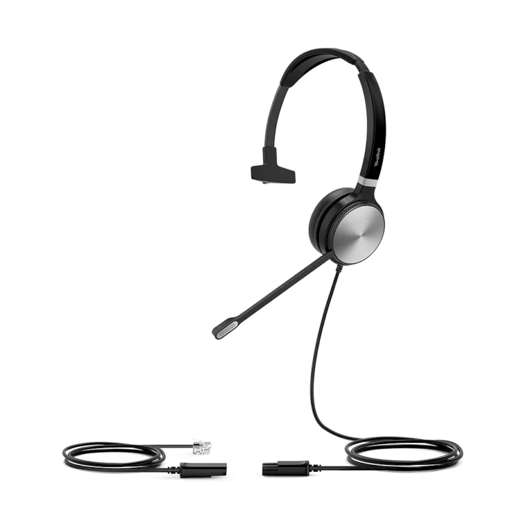 Yealink YHS36 Mono Headset With RJ-9 And Leatherette Ear Cushions