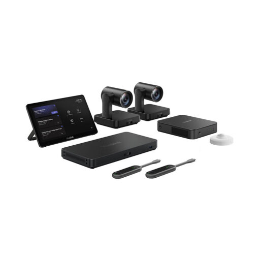 Yealink MVC940 Full Video Conferencing Solution Incl: 2x UVC84 4K Camera, VCR20 Remote, MCore Kit-C5 (MCore Pro Mini-PC & MTouch Plus & Room Sensor), AVHub, 2x WPP30