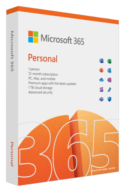 Microsoft365 Personal ENGL 1 Year Subscription