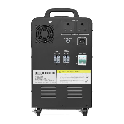 RCT MEGAPOWER 1KVA-1000W INVERTER TROLLEY WITH 1 X 100AH GEL BATTERY