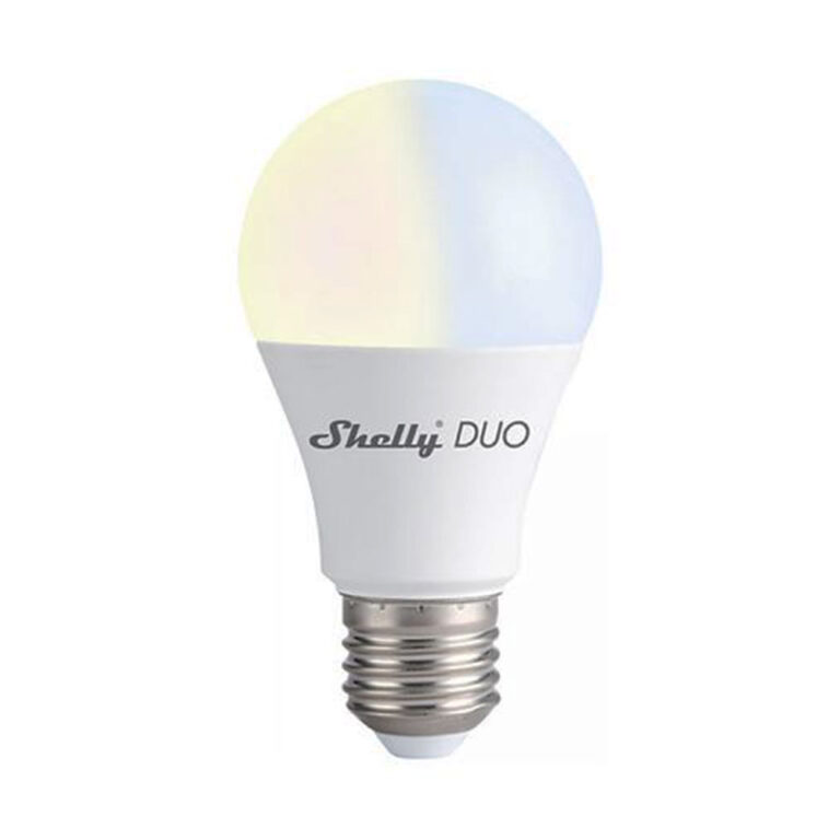 Shelly Duo Smart Bulb / Cool Or Warm White / Dimmable / E27 Socket (EOL)
