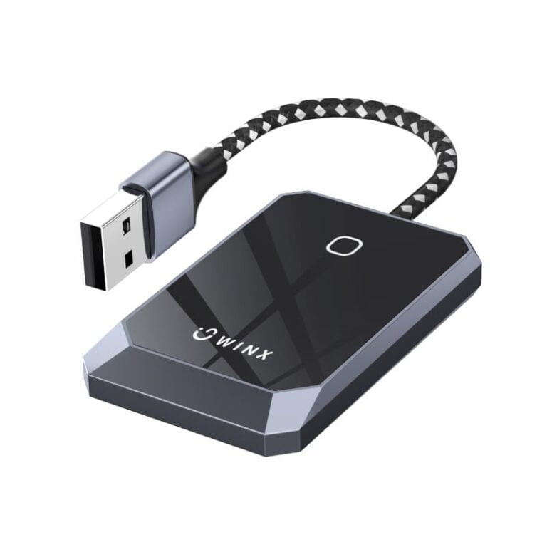 WX-CA101_wr_01.jpeg WINX Connect Wireless CarPlay and Android Auto Adapter