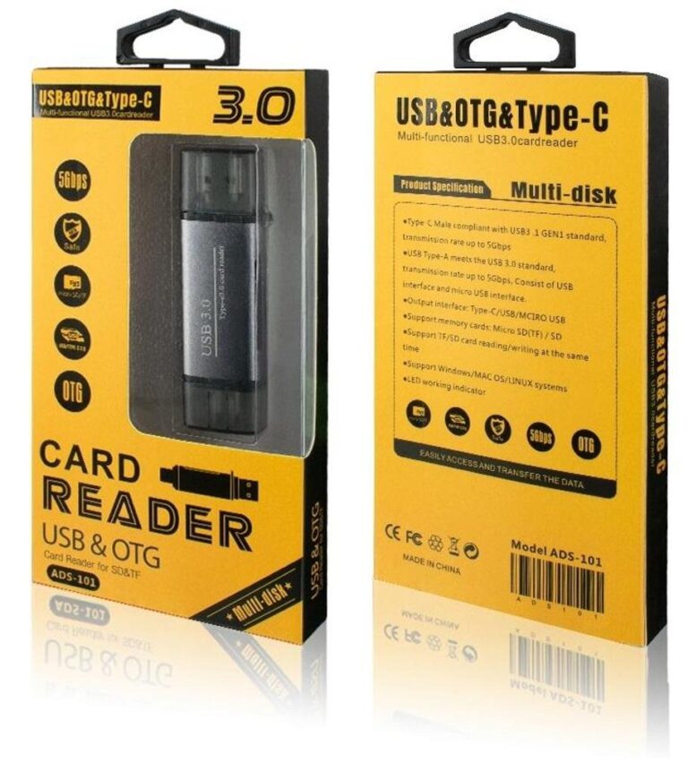 USB OTG MULTI-FUNCTIONAL CARD READER