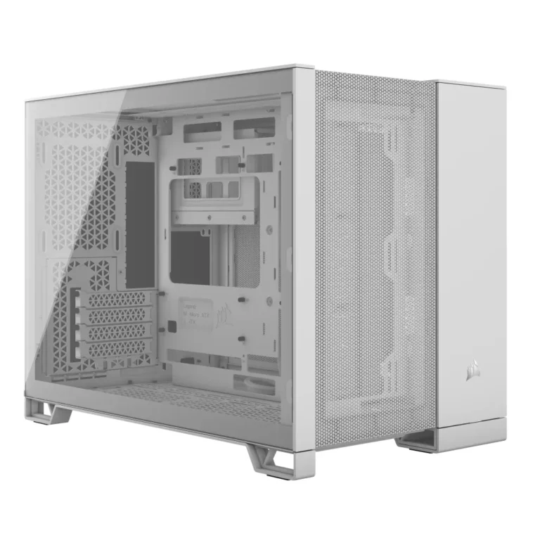 2500D Airflow White Mid-Tower Dual Chamber PC Case