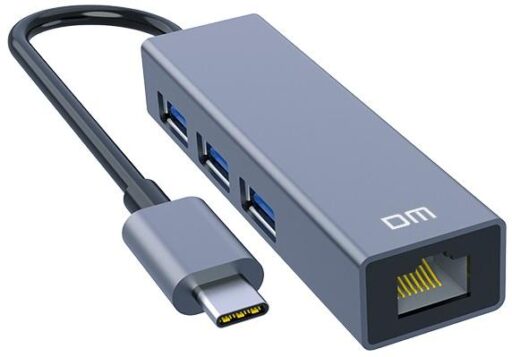TYPE C + USB2 X 3 + 10/100 LAN
