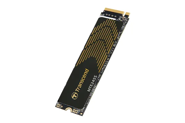 TRANSCEND 500GB MTE245S PCI-E GEN 4X4 M.2 NVMe 2280 SSD 3D TLC - 4800 MB/s Read 4000 MB/s Write - 300 TBW