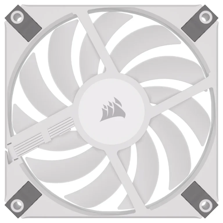 Corsair iCUE AF120 RGB SLIM 120mm PWM Fluid Dynamic Bearing Fan - White