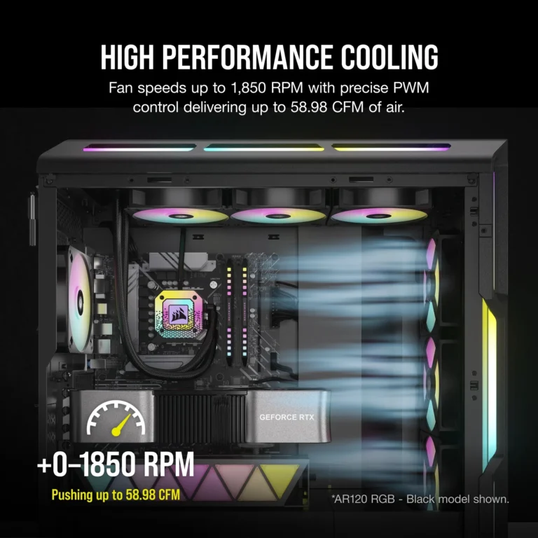 CORSAIR iCUE AR120 Digital RGB 120mm PWM Fan Triple Pack