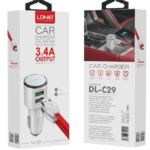 DL-C29 LDNIO 5V/3.4A USB 2-PORT CAR