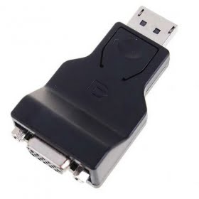 dptovga.jpg DISPLAY PORT MALE TO VGA FEMALE ADAPTER
