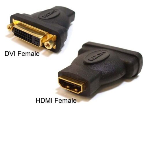 dvihdmi.jpg DVI-I FEMALE TO HDMI FEMALE CONNECTOR