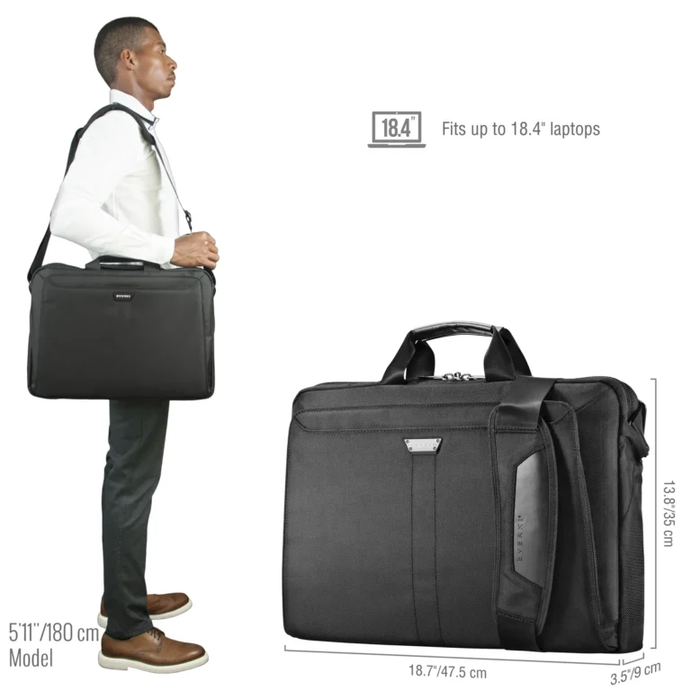 EVERKI EKB417BK18 LUNAR fits up to18.4'' NOTEBOOK BRIEFCASE BAG