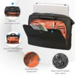 EVERKI EKB417BK18 LUNAR fits up to18.4'' NOTEBOOK BRIEFCASE BAG