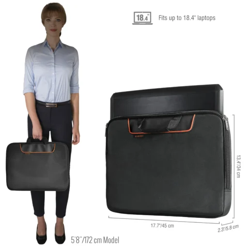 EVERKI EKF808S18B 808-18 18.4? LAPTOP SLEEVE WITH MEMORY FOAM