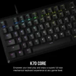 Corsair K70 CORE RGB Mechanical Gaming Keyboard - CORSAIR Red Linear Switches