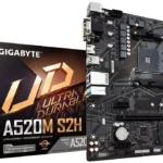 GIGABYTE Motherboard AMD A520M-S2H for 3rd/4th/5th Generatio