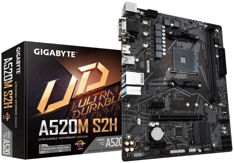 GIGABYTE Motherboard AMD A520M-S2H for 3rd/4th/5th Generatio