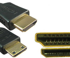 hdm002.jpg MINI HDMI MALE TO HDMI MALE 1.5M