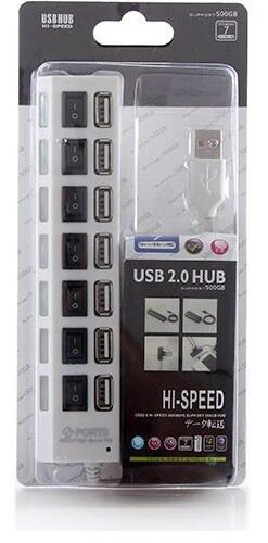 hub007-2.jpg USB 7 PORT HUB-1 VER 2.0
