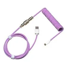 CM KB Coiled Cable; Double-Sleeved; Magenta; Type