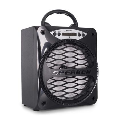 PORTABLE SPEAKER + RADIO BLACK