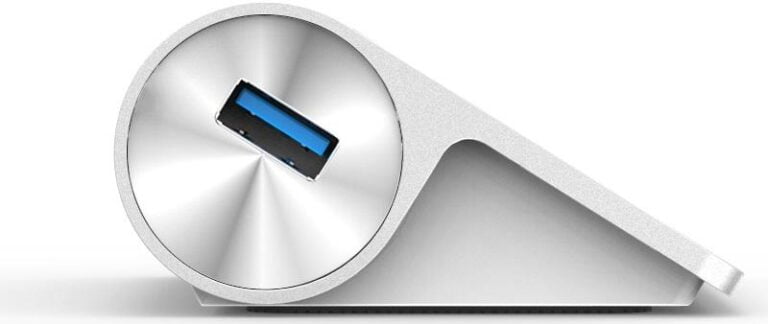 4 PORT USB 3.0 HUB SILVER