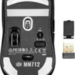 Cooler Master Mouse MM712 Wireless Ultra light Gaming mouse.Bluetooth and wireless