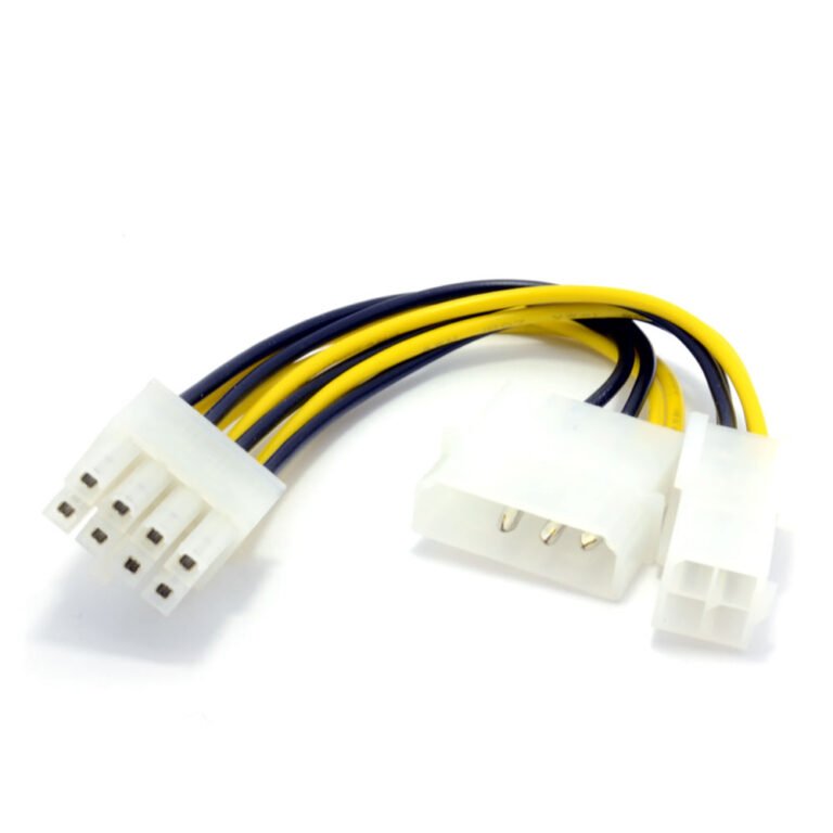 MOLEX 4 PIN TO 4PIN + 8PIN CPU.