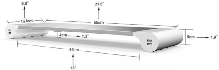 MONITOR STAND WITH 4 USB