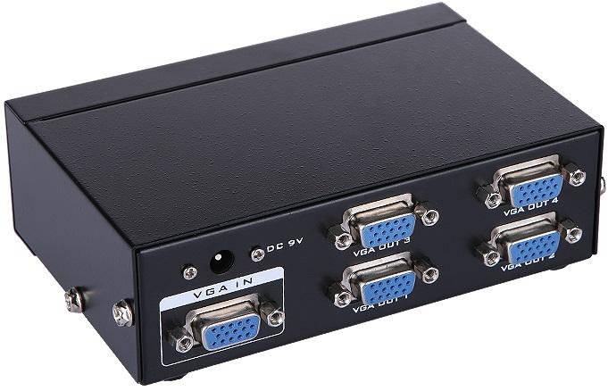 4 WAY VGA SPLTTER 350MHZ
