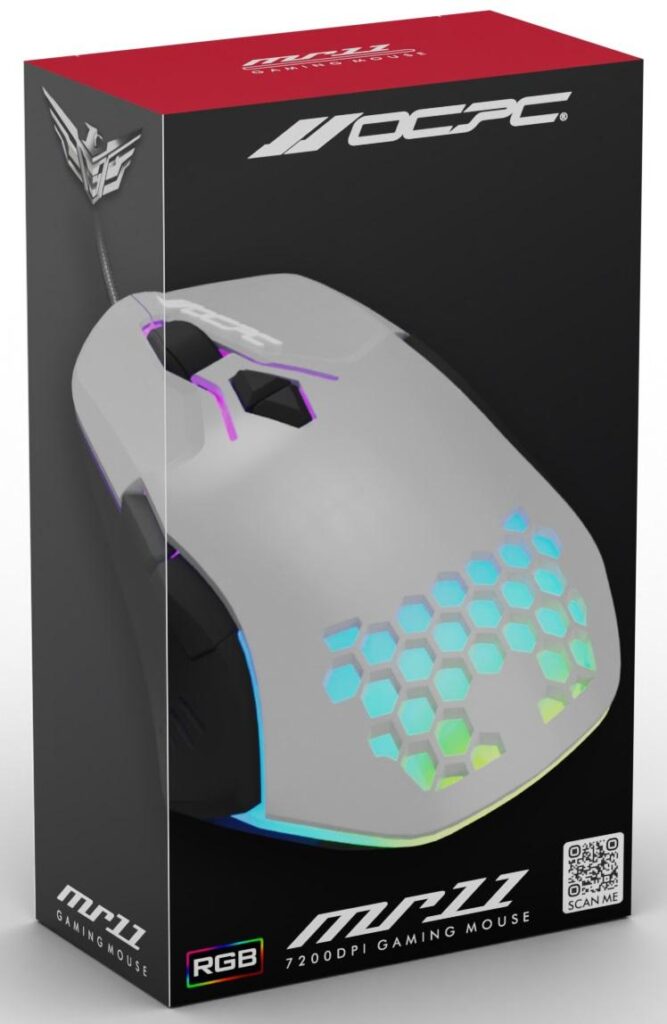 OCPC WIRED GAMING MOUSE MR11 GREY