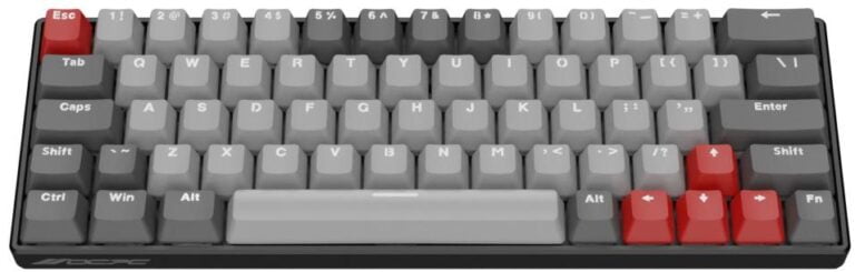 OCPC ZERO MINI GAMING KEYBOARD BK/LGY