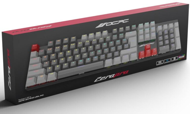 OCPC ZERO PRO GAMING KEYBOARD 104K