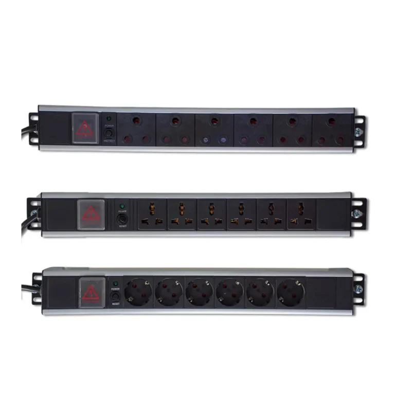 RCT RSA 6-way 16A 19-inch Rack Mount