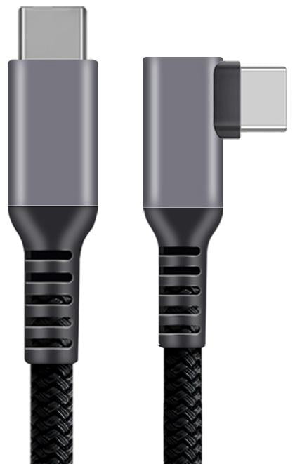 90 DEGREE CABLE C TO C 2M USB2 PD240W