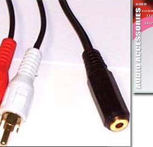 RCA TO FEMALE STEREO 3M