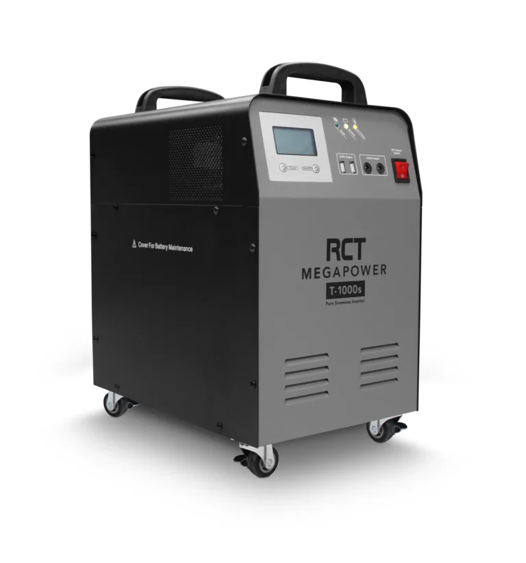 RCT MEGAPOWER 1KVA/1000W UPS INVERTER TROLLEY WITH 1 X 100AH GEL BATTERY (Warranty Electronics- 1 year