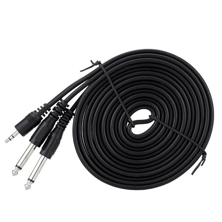 ste010.jpg 3.5MM MALE TO 2 X 6.5MM MALE 1.5M