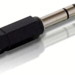 HEADPHONE 3.5MM TO 6.35MM NICKEL PLATED