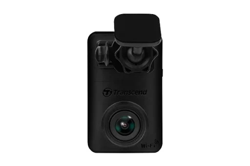 Transcend DP620 Front & Rear dual Dashcam with 2 x 64GB high endurance MicroSD Cards
