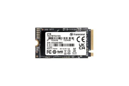 Transcend 1TB MTE410S PCI-E GEN 4x4 M.2 2242 SSD 3D NAND - 5000 MB/s Read 3500 MB/s Write - 600 TBW