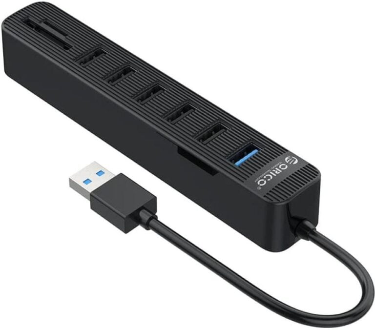 ORICO HUB USB3.0 1XUSB3.0 5XUSB SDTF BK