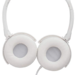 HEADPHONE WITH MIC WHITE AND SILVER