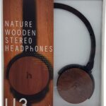 HEADPHONE WITH MIC BLACK + WOOD